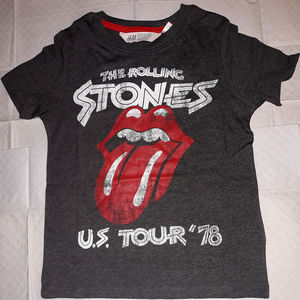 The Rolling Stones Tour '78 rock Official T-Shirt Boys 4-6 6-8 8-10 NWT